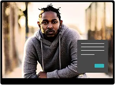 Kendrick Lamar Oscuro tema para Windows 11