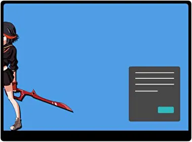 Kill La Kill Oscuro tema para Windows 11