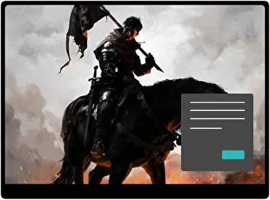 Reino Viene La Liberación Oscuro tema para Windows 11