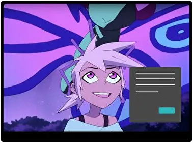 Kipo and The Age Wonderbeasts Dark theme for Windows 11