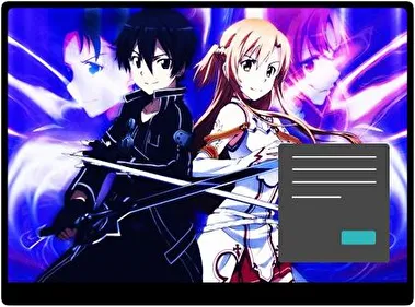 Kirito Oscuro tema para Windows 11