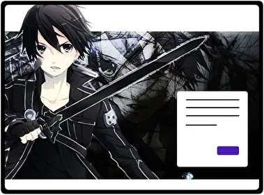 Kirito tema para Windows 11