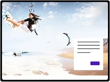 Kitesurfing motyw dla Windows 10 i 11