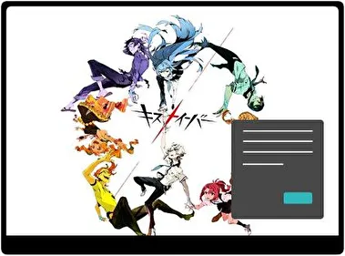 Kiznaiver Oscuro tema para Windows 11