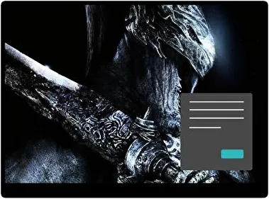 Caballero Artorias Oscuro tema para Windows 11
