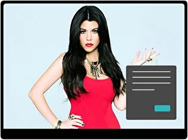 Kourtney Kardashian Oscuro tema para Windows 11