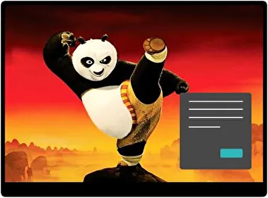 Kung Fu Panda 2 Ciemny motyw dla Windows 10 i 11