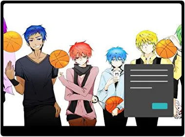 Kuroko No Basket Oscuro tema para Windows 11
