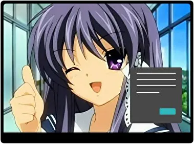 Kyou Fujibayashi Oscuro tema para Windows 11