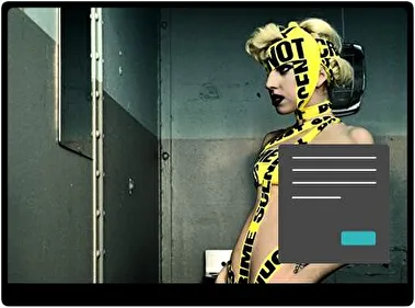 Lady Gaga Oscuro tema para Windows 11