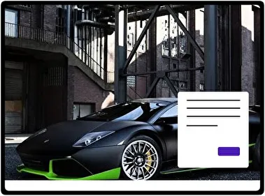 Lamborghini Negro tema para Windows 11