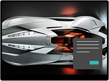Lamborghini Egoista Ciemny motyw dla Windows 10 i 11