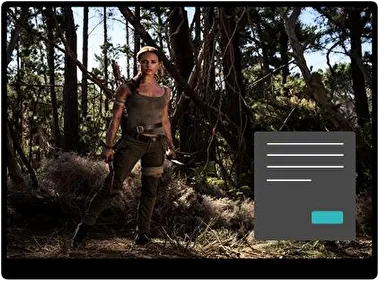 Lara Croft Ciemny motyw dla Windows 10 i 11