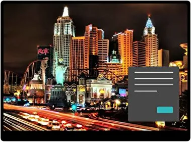Las Vegas Ciemny motyw dla Windows 10 i 11