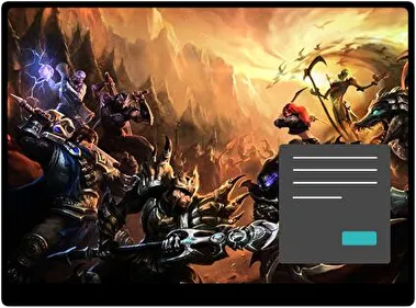 Leyenda de la Liga Oscuro tema para Windows 11