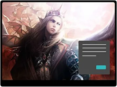 Легенда про Криптидів Темна тема для Windows 11