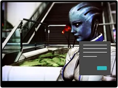 Liara Tsoni Oscuro tema para Windows 11