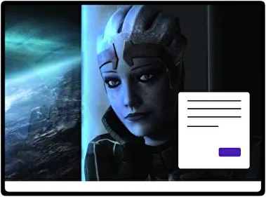 Liara Tsoni tema para Windows 11