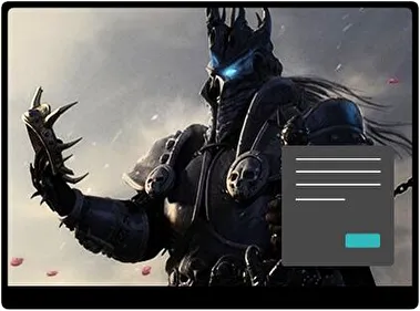 Rey Lich World of Warcraft Oscuro tema para Windows 11