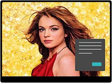 Lindsay Lohan Ciemny motyw dla Windows 10 i 11