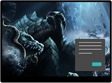 Linhagem Escuro tema para Windows 10 e 11