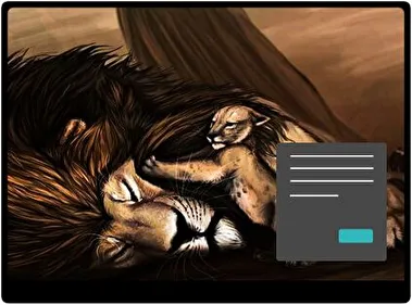 Król Lew Ciemny 2 motyw dla Windows 10 i 11