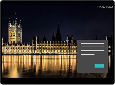 Noc w Londynie Ciemny motyw dla Windows 10 i 11