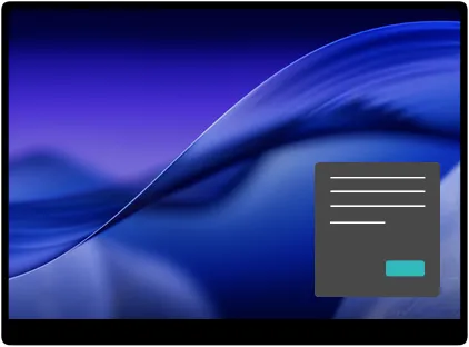 MacOS Tahoe Sombre thème pour Windows 11