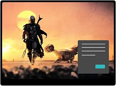 Mandalorian Ciemny motyw dla Windows 10 i 11