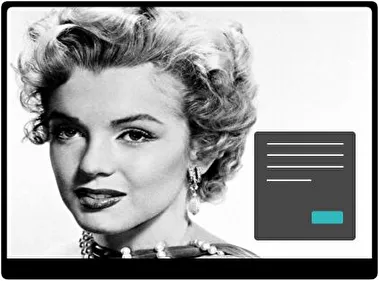 Marilyn Monroe1 Ciemny motyw dla Windows 10 i 11