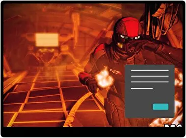 Mass Effect 2 Oscuro tema para Windows 11