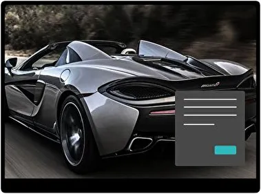 Mclaren 570s Spider Oscuro tema para Windows 11