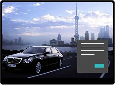 Mercedes Benz Oscuro tema para Windows 11