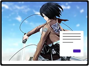 Mikasa Ackerman tema para Windows 11