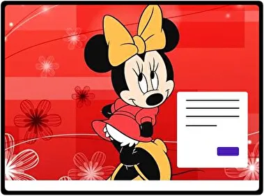 Minnie Mouse tema para Windows 11
