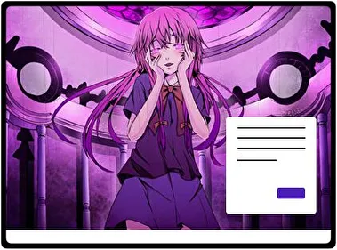 Mirai Nikki tema para Windows 11