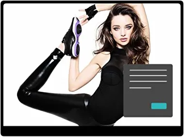 Miranda Kerr Oscuro tema para Windows 11
