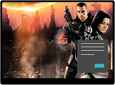 Miranda Lawson Oscuro tema para Windows 11