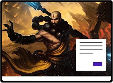 Monje Diablo tema para Windows 11