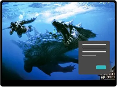 Cazador de Monstruos Oscuro tema para Windows 11