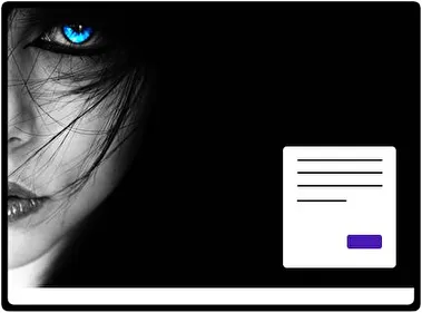 Chica Misteriosa tema para Windows 11