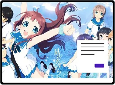 Nagi No Asukara tema para Windows 11