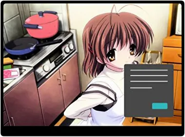 Nagisa Furukawa Oscuro tema para Windows 11