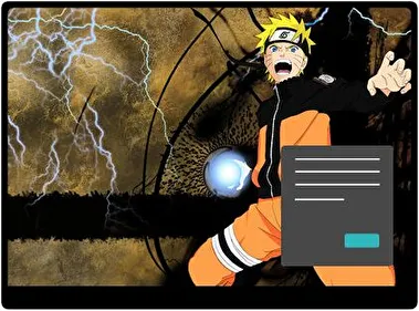 Naruto Uzumaki Oscuro tema para Windows 11