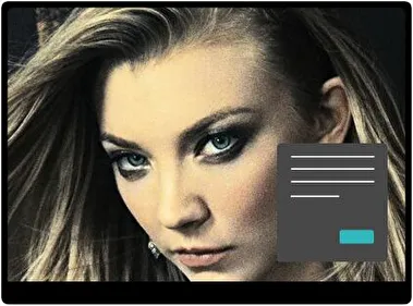 Natalie Dormer Oscuro tema para Windows 11