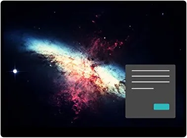Nebulosa Escuro tema para Windows 10 e 11