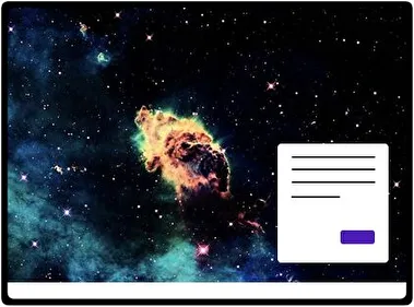 Nebulosa tema para Windows 11