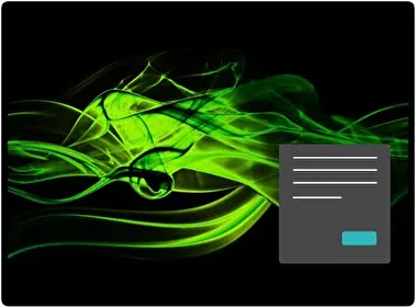 Verde Neón Oscuro tema para Windows 11