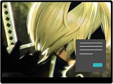Nier Automata Escuro tema para Windows 10 e 11