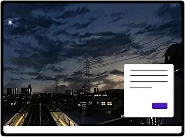 Escenas Nocturnas Anime tema para Windows 11